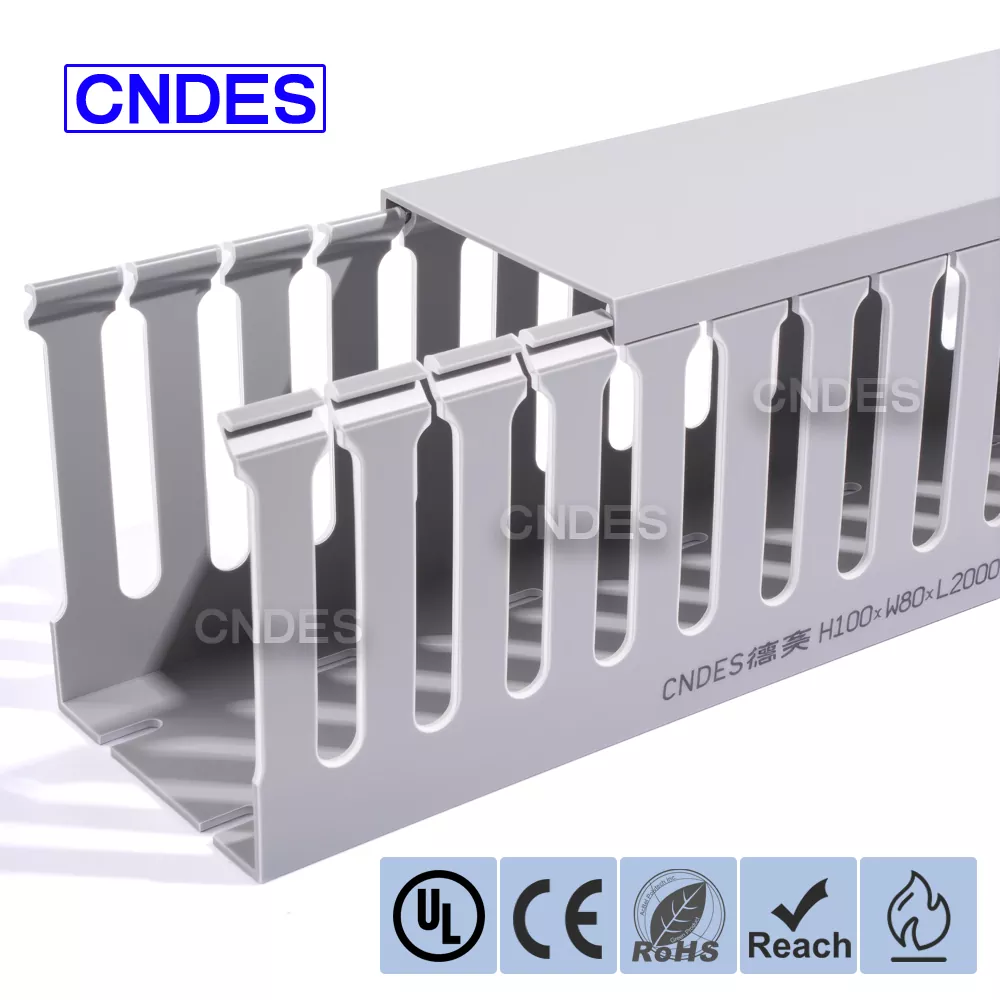 100×80 Esnek Kanallı PVC Kablo Kanalı