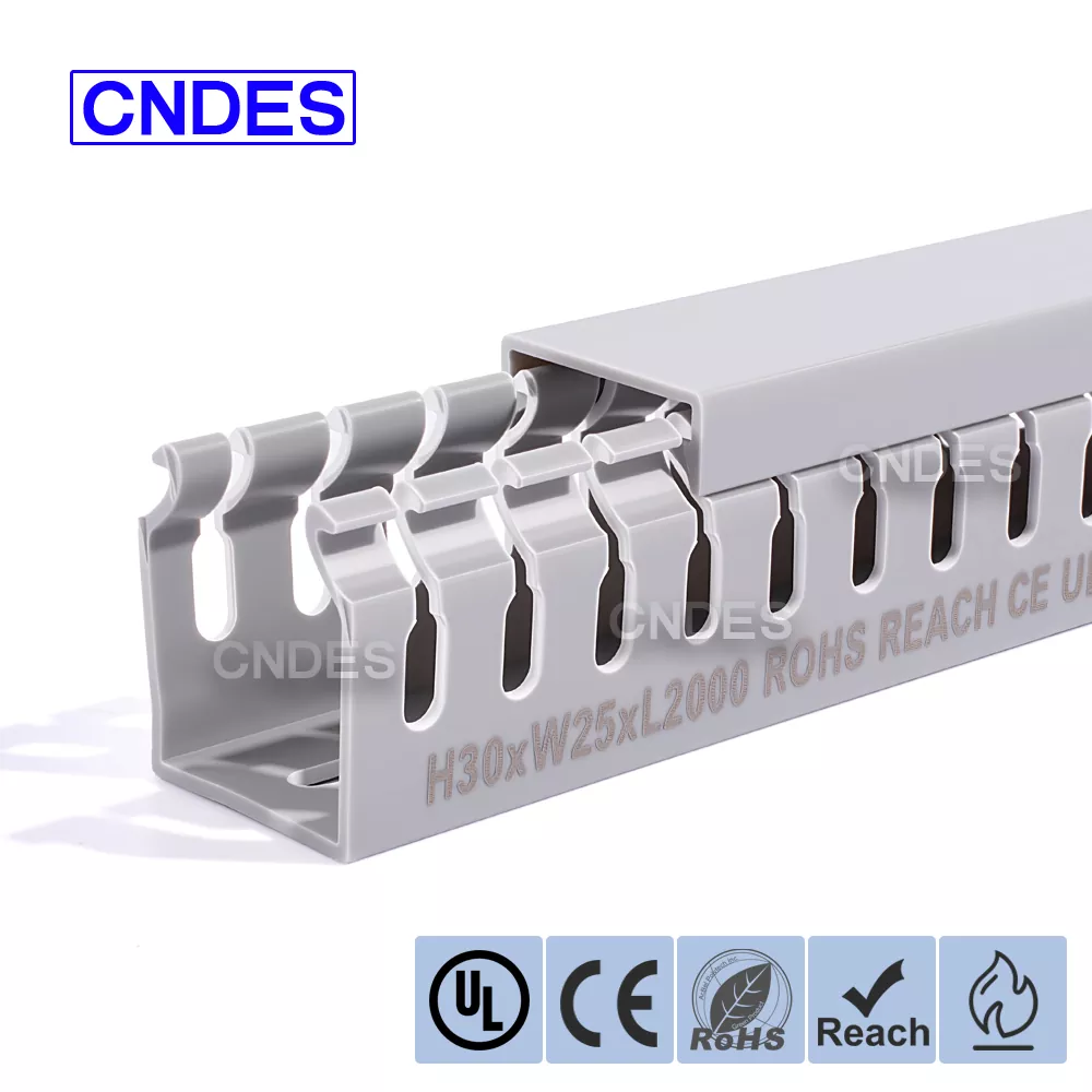 30×25 Oluklu PVC Tel Koruma Kanalı