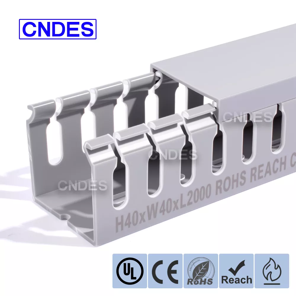 40×40 PVC Kapaklı Kablo Kanalı