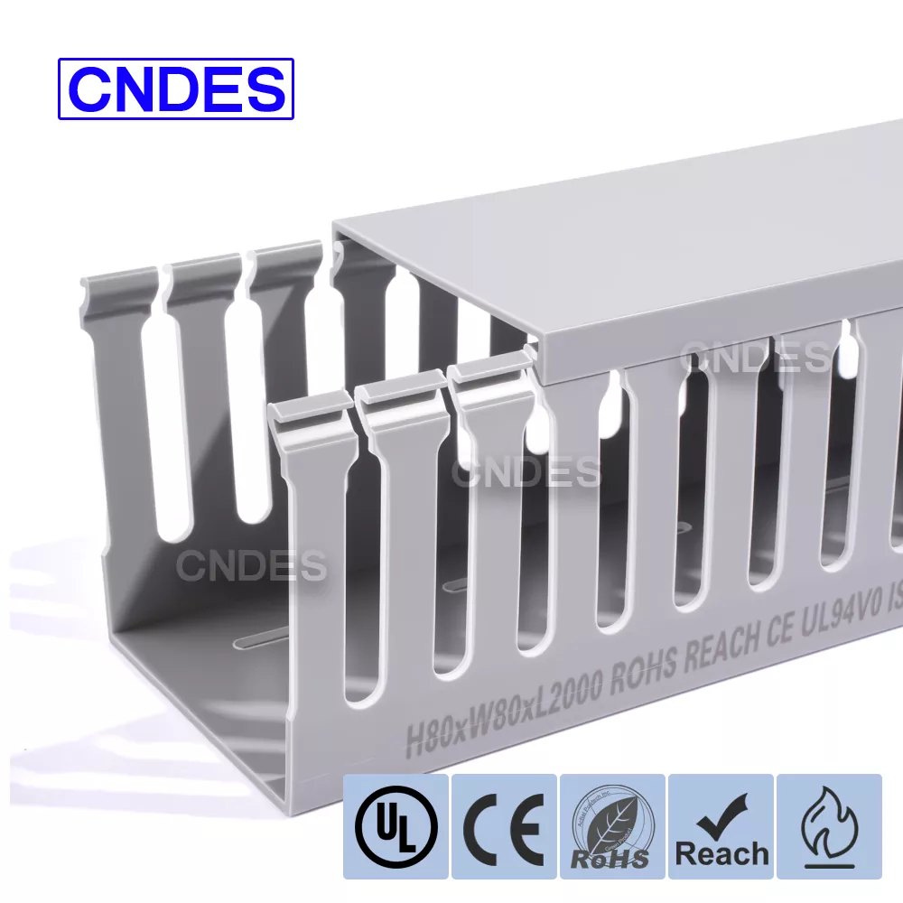 80×80 Oluklu PVC Santral Kablo Kanalı