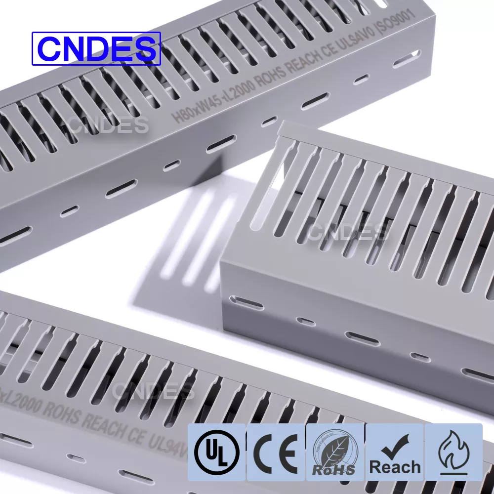 PVC Dar yuvalı kablo Kablo Kanalı